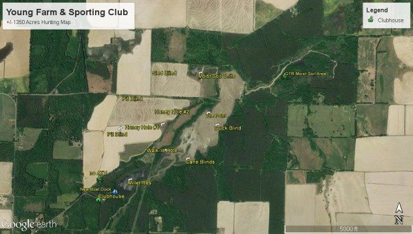 Young Farms Hunting Map