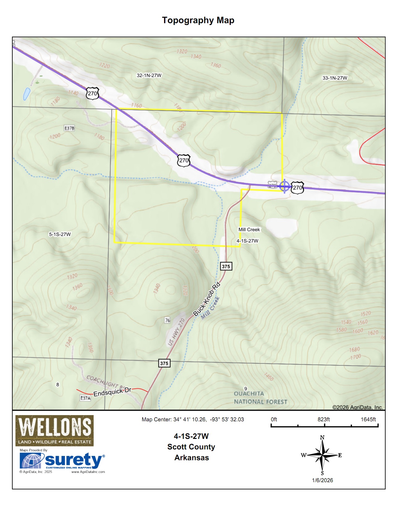 Topography Map Topography Map