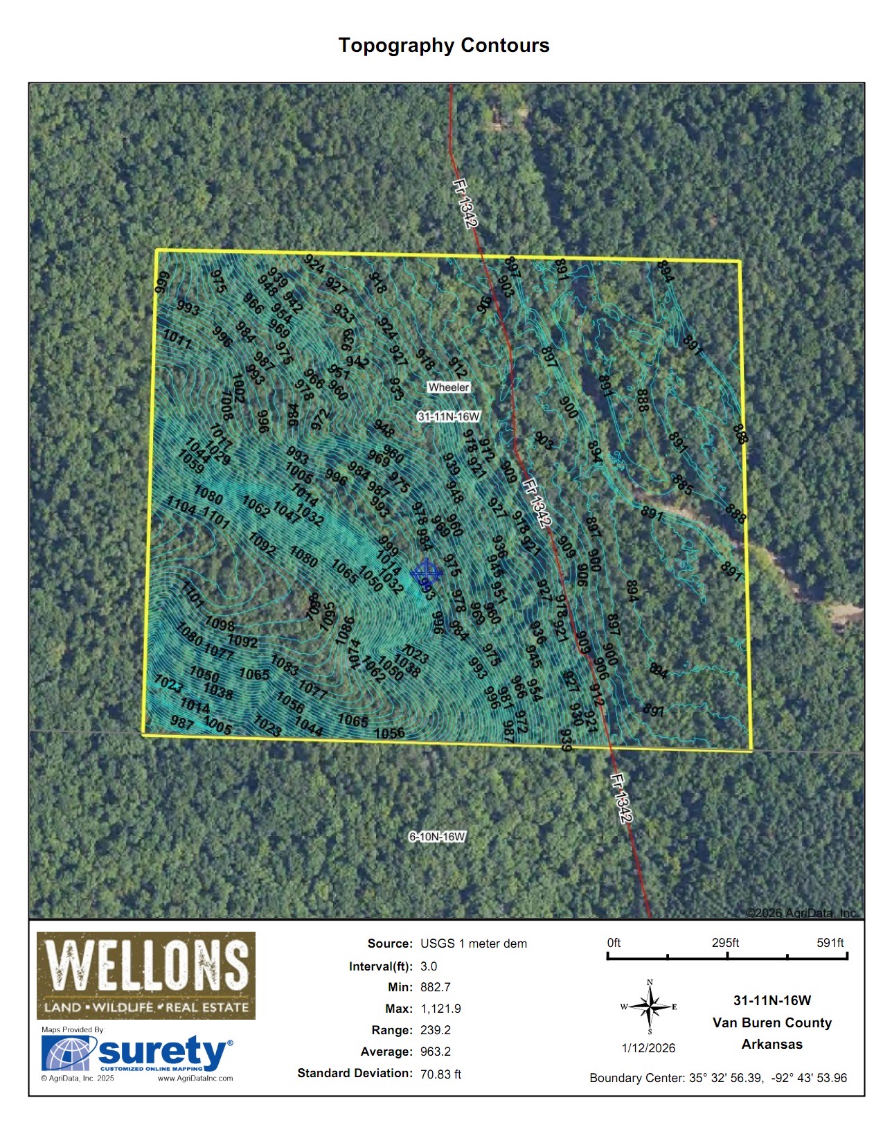 Topography Contours 17 Topography Contours 17